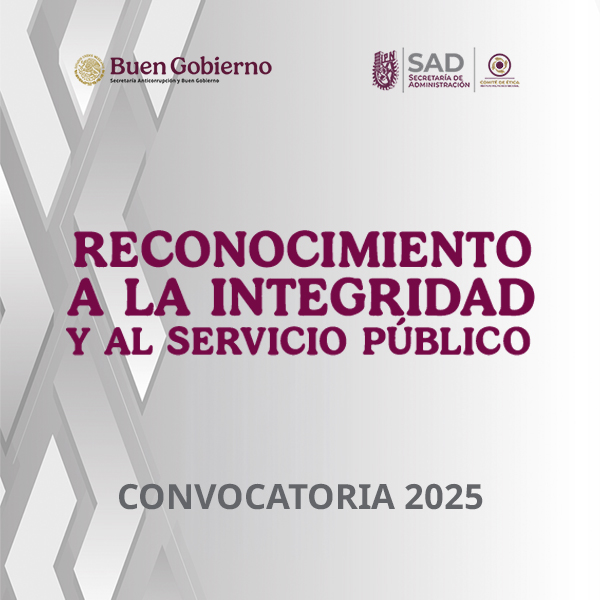 Reconocimiento a la integridad y al servicio público